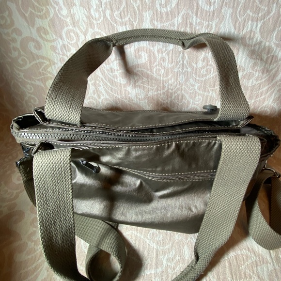 Kipling Metallic Pewter Elysia Bag - Picture 15 of 16